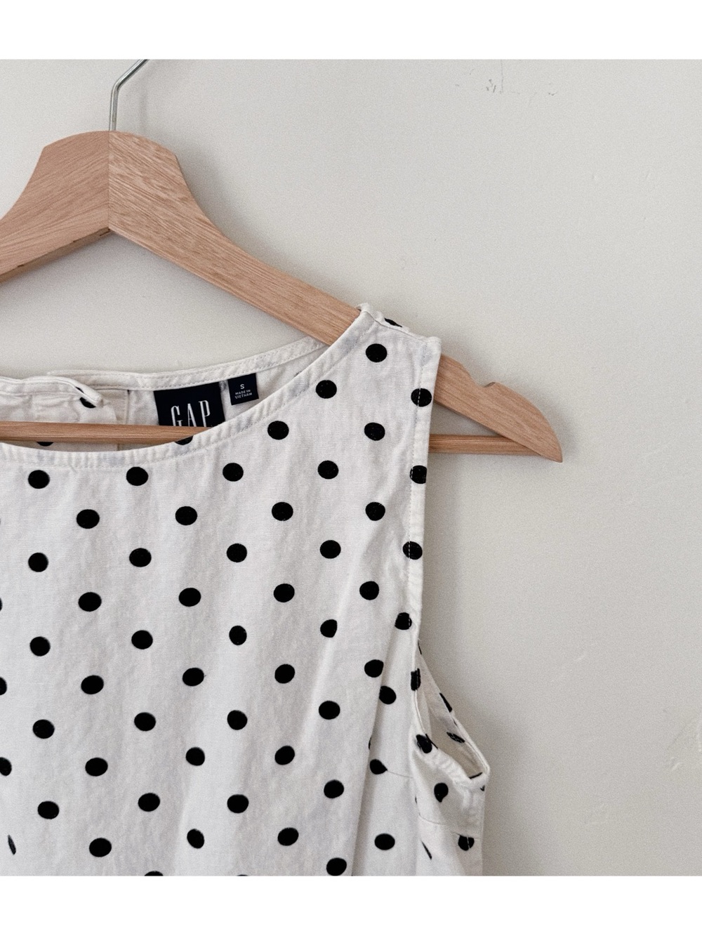 gap linen blend crop shell tank top - Picture 3 of 3